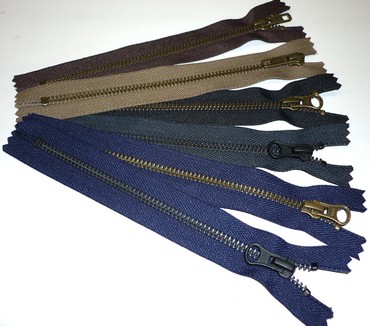 YKK Metalen Broekrits 6mm/18cm+zwart-ox.tand, Zwart